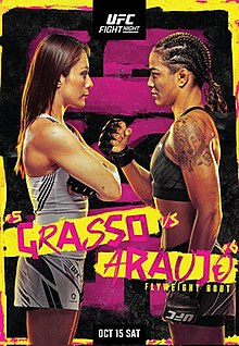 UFC Fight Night: Grasso vs. Araujo - UFC Event Poster (October 15, 2022)