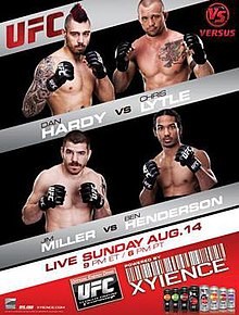 UFC Live: Hardy vs Lytle - UFC Event Poster (August 14, 2011)