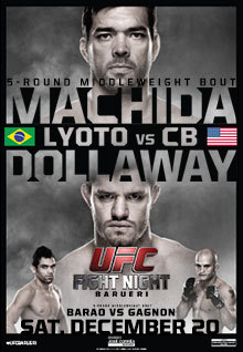 UFC Fight Night: Machida vs Dollaway - UFC Event Poster (December 20, 2014)