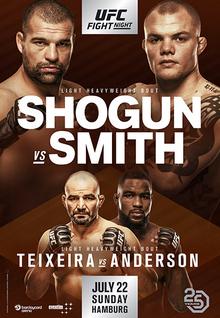 UFC Fight Night: Shogun vs. Smith - UFC Event Poster (July 22, 2018)