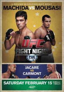 UFC Fight Night: Machida vs Mousasi - UFC Event Poster (February 15, 2014)