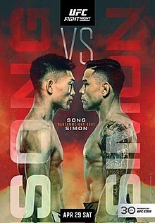 UFC Fight Night: Song vs. Simon - UFC Event Poster (April 29, 2023)