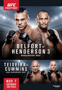 UFC Fight Night: Belfort vs Henderson 3 - UFC Event Poster (November 07, 2015)