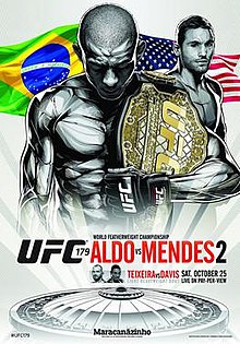 UFC 179: Aldo vs Mendes 2 - UFC Event Poster (October 25, 2014)