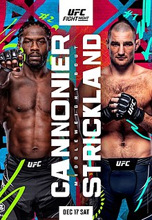 UFC Fight Night: Cannonier vs. Strickland - UFC Event Poster (December 17, 2022)