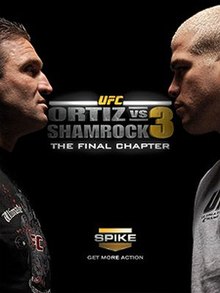 Ortiz vs Shamrock 3: The Final Chapter - UFC Event Poster (October 10, 2006)