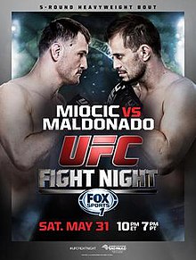 UFC Fight Night: Miocic vs Maldonado - UFC Event Poster (May 31, 2014)