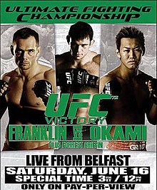 UFC 72: Victory - UFC Event Poster (June 16, 2007)