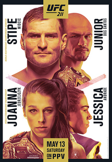 UFC 211: Miocic vs. Dos Santos - UFC Event Poster (May 13, 2017)