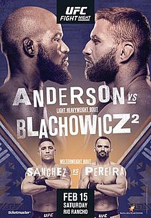 UFC Fight Night: Anderson vs. Blachowicz - UFC Event Poster (February 15, 2020)