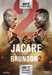 UFC Fight Night: Jacare vs. Brunson 2 - UFC Event Poster (January 27, 2018)