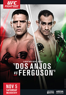 UFC Fight Night: Dos Anjos vs. Ferguson - UFC Event Poster (November 05, 2016)