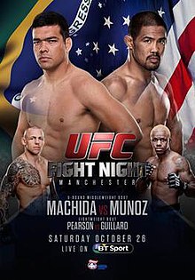 UFC Fight Night: Machida vs Munoz - UFC Event Poster (October 26, 2013)