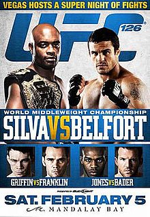 UFC 126: Silva vs Belfort - UFC Event Poster (February 05, 2011)