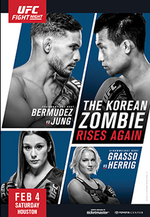 UFC Fight Night: Bermudez vs. The Korean Zombie - UFC Event Poster (February 04, 2017)