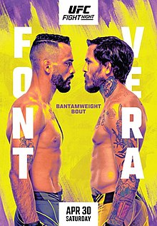 UFC Fight Night: Font vs. Vera - UFC Event Poster (April 30, 2022)