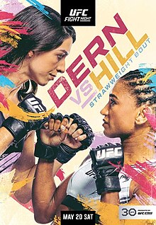 UFC Fight Night: Dern vs. Hill - UFC Event Poster (May 20, 2023)