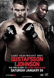 UFC on FOX: Gustafsson vs Johnson - UFC Event Poster (January 24, 2015)