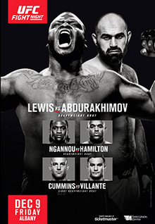 UFC Fight Night: Lewis vs. Abdurakhimov - UFC Event Poster (December 09, 2016)