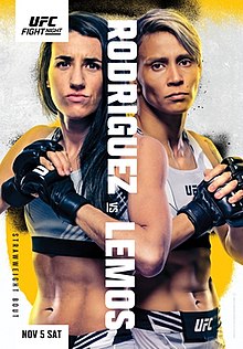 UFC Fight Night: Rodriguez vs. Lemos - UFC Event Poster (November 05, 2022)