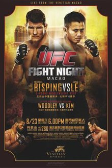 UFC Fight Night: Bisping vs Le - UFC Event Poster (August 23, 2014)