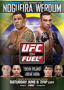 UFC on FUEL TV: Nogueira vs. Werdum - UFC Event Poster (June 08, 2013)