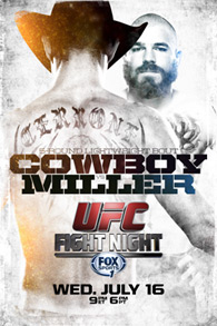 UFC Fight Night: Cowboy vs Miller - UFC Event Poster (July 16, 2014)