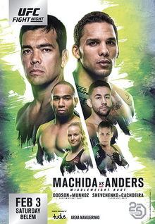 UFC Fight Night: Machida vs. Anders - UFC Event Poster (February 03, 2018)