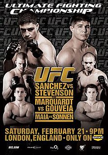 UFC 95: Sanchez vs Stevenson - UFC Event Poster (February 21, 2009)