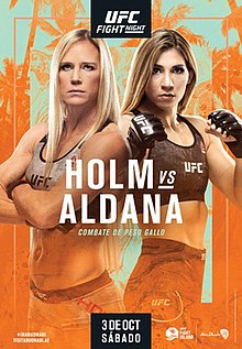 UFC Fight Night: Holm vs. Aldana - UFC Event Poster (October 03, 2020)