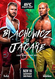 UFC Fight Night: Blachowicz vs. Jacare - UFC Event Poster (November 16, 2019)