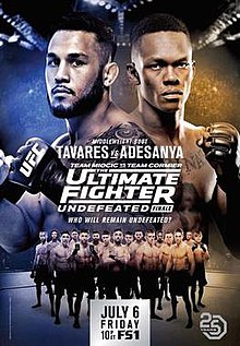 The Ultimate Fighter: Undefeated Finale - UFC Event Poster (July 06, 2018)