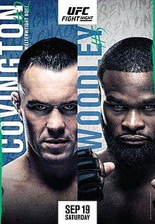 UFC Fight Night: Covington vs. Woodley - UFC Event Poster (September 19, 2020)