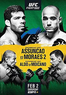 UFC Fight Night: Assuncao vs. Moraes 2 - UFC Event Poster (February 02, 2019)