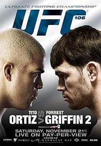 UFC 106: Ortiz vs Griffin 2 - UFC Event Poster (November 21, 2009)