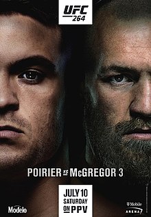 UFC 264: Poirier vs. McGregor 3 - UFC Event Poster (July 10, 2021)