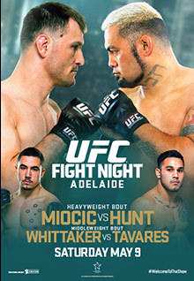 UFC Fight Night: Miocic vs Hunt - UFC Event Poster (May 09, 2015)