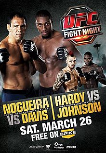 UFC Fight Night: Nogueira vs Davis - UFC Event Poster (March 26, 2011)