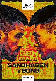 UFC Fight Night: Sandhagen vs. Song - UFC Event Poster (September 17, 2022)