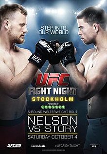 UFC Fight Night: Nelson vs Story - UFC Event Poster (October 04, 2014)