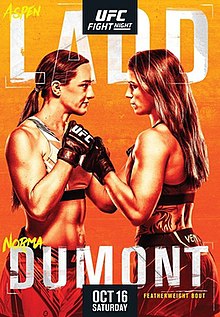 UFC Fight Night: Ladd vs. Dumont - UFC Event Poster (October 16, 2021)