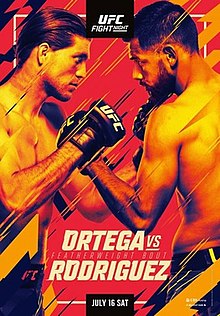 UFC Fight Night: Ortega vs. Rodriguez - UFC Event Poster (July 16, 2022)