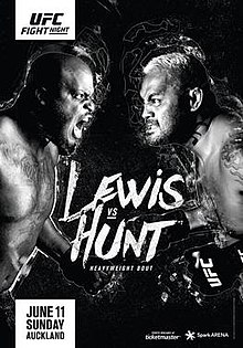 UFC Fight Night: Lewis vs. Hunt - UFC Event Poster (June 10, 2017)