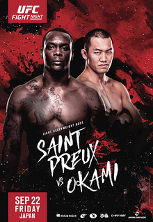 UFC Fight Night: Saint Preux vs. Okami - UFC Event Poster (September 22, 2017)