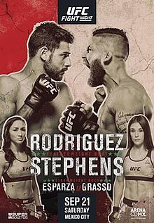 UFC Fight Night: Rodriguez vs. Stephens - UFC Event Poster (September 21, 2019)