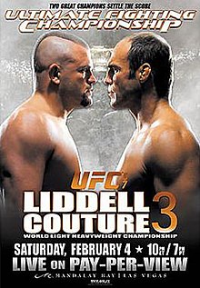 UFC 57: Liddell vs Couture 3 - UFC Event Poster (February 04, 2006)