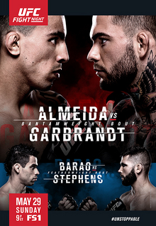 UFC Fight Night: Almeida vs Garbrandt - UFC Event Poster (May 29, 2016)