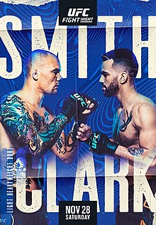 UFC Fight Night: Smith vs. Clark - UFC Event Poster (November 28, 2020)