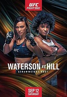 UFC Fight Night: Waterson vs. Hill - UFC Event Poster (September 12, 2020)