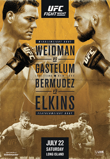 UFC Fight Night: Weidman vs. Gastelum - UFC Event Poster (July 22, 2017)